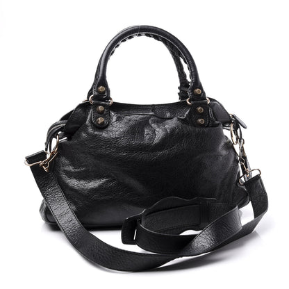 Balenciaga Agneau Giant 12 Rose Gold Hardware Town Black 2 of 12