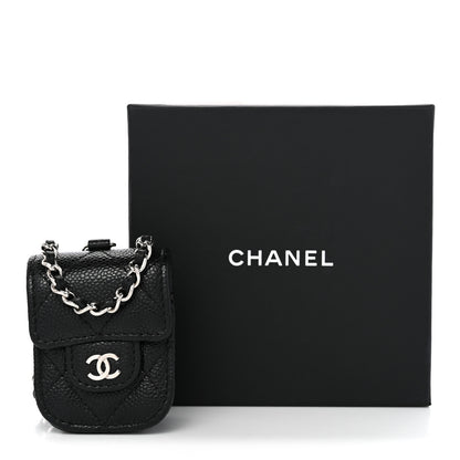 Chanel Caviar Quilted Airpods Pro Case Black 11 of 11