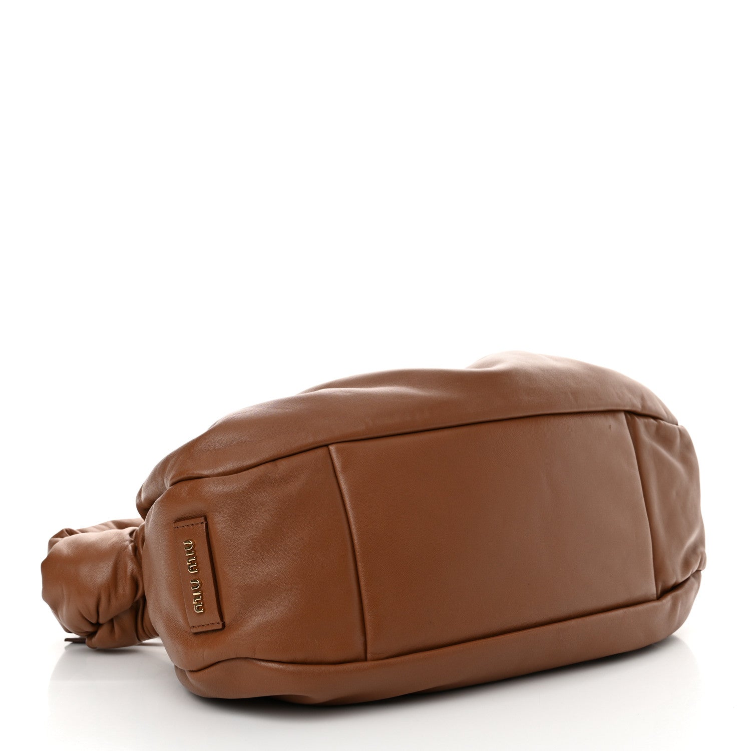Miu Miu Nappa Shoulder Bag Cognac 4 of 10