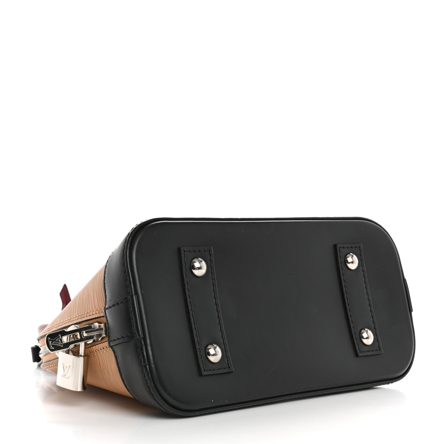 Louis Vuitton Epi Tri-Color Alma BB Vanilla Fuchsia Black 4 of 10