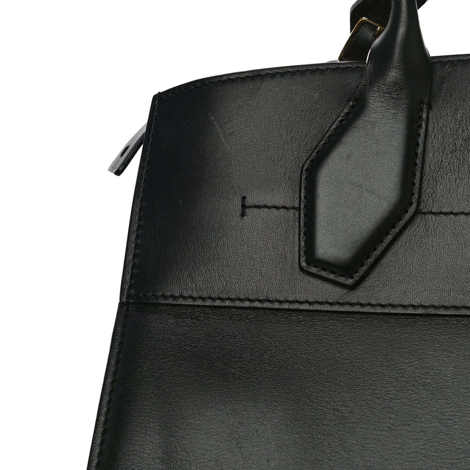 Louis Vuitton Calfskin City Steamer MM Black 21 of 24