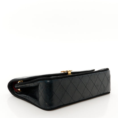 Chanel Lambskin Scallop Quilted Single Flap Black 4 of 12