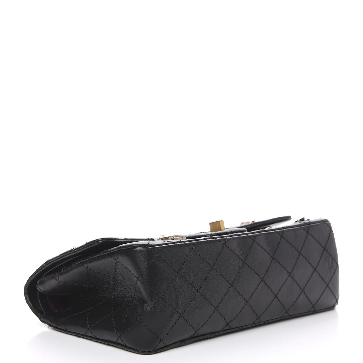 Aged Calfskin Lucky Charms 2.55 Reissue 225 Flap Black