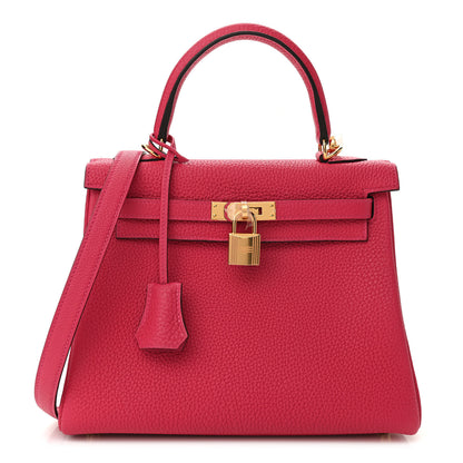 Hermes Togo Kelly Retourne 25 Framboise 1 of 11