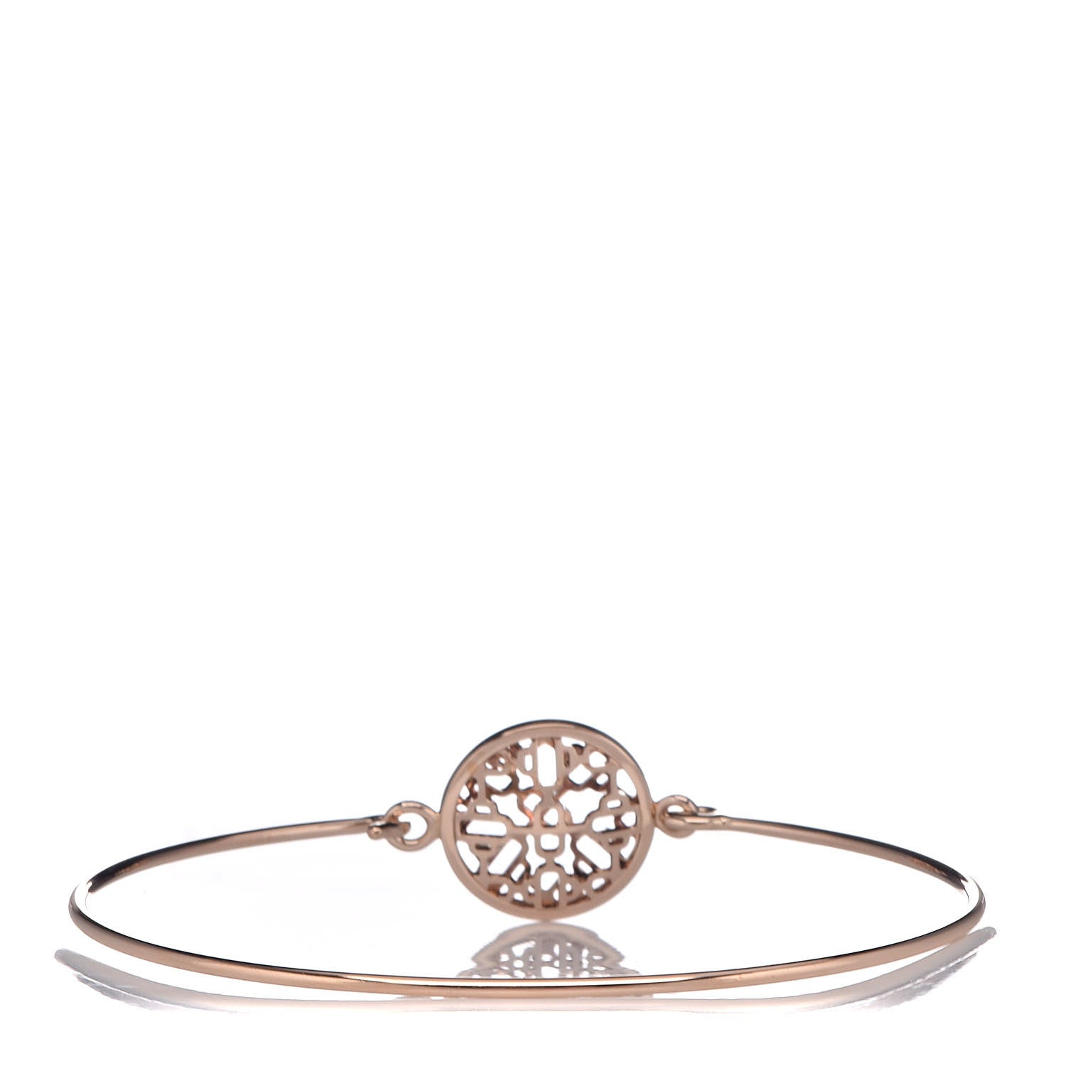 Hermes 18K Rose Gold Chaine D'Ancre Passerelle Bracelet 3 of 5