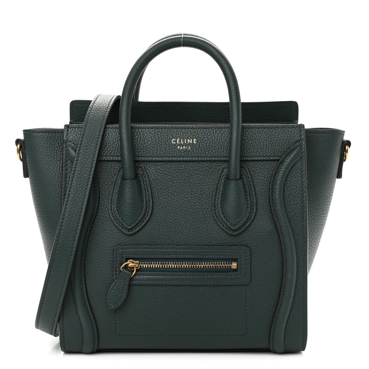 Drummed Calfskin Nano Luggage Amazone