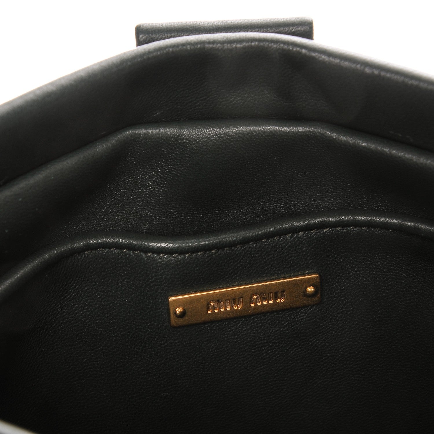 Miu Miu Nappa Padded Crossbody Smeraldo 6 of 7