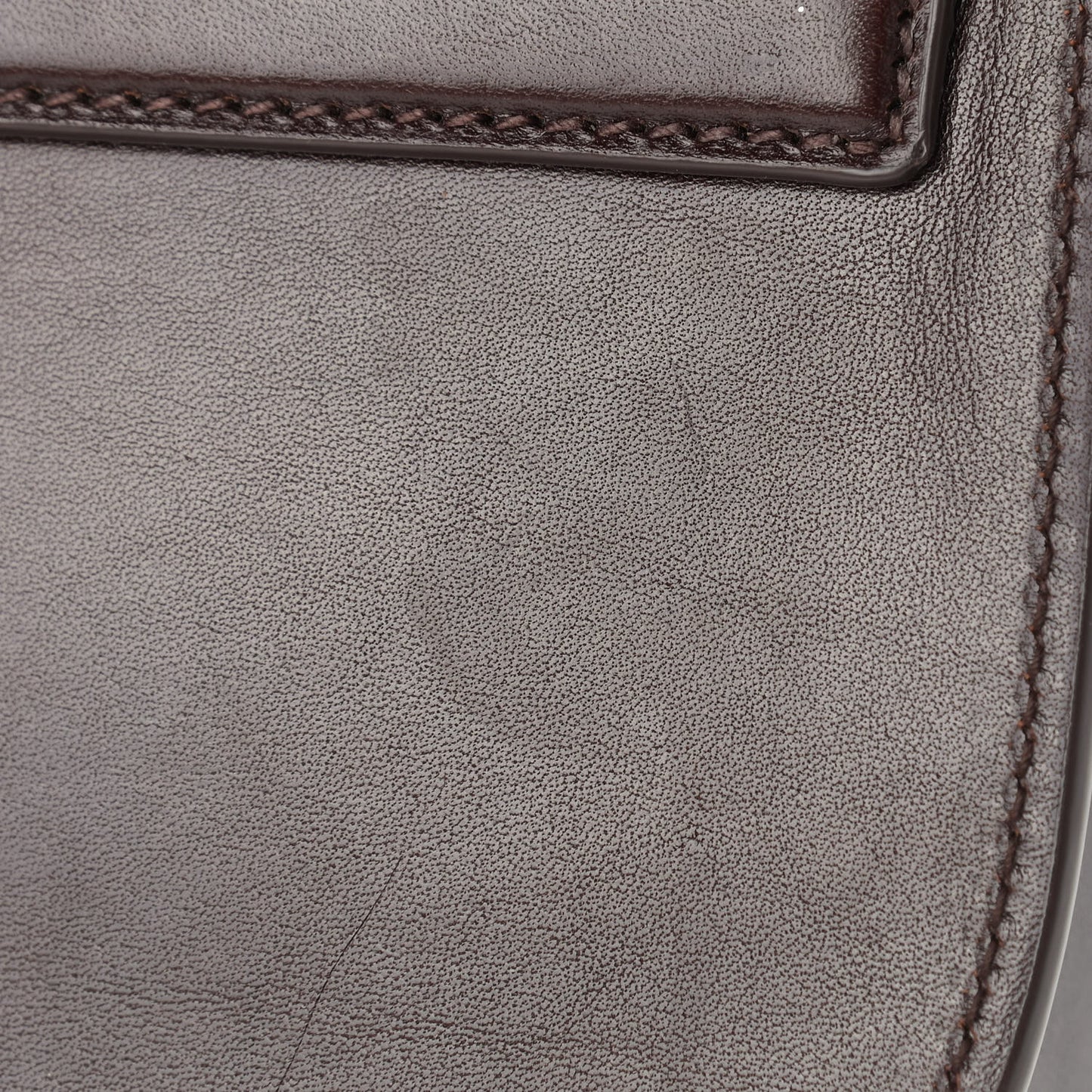 Calfskin Monogram Woven Small Kaia Satchel Burnt Brown
