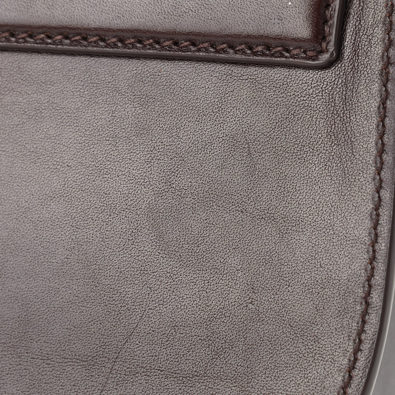 Saint Laurent Calfskin Monogram Woven Small Kaia Satchel Burnt Brown 12 of 14