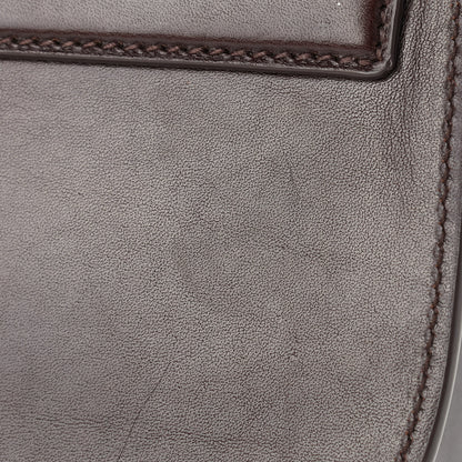 Saint Laurent Calfskin Monogram Woven Small Kaia Satchel Burnt Brown 12 of 14