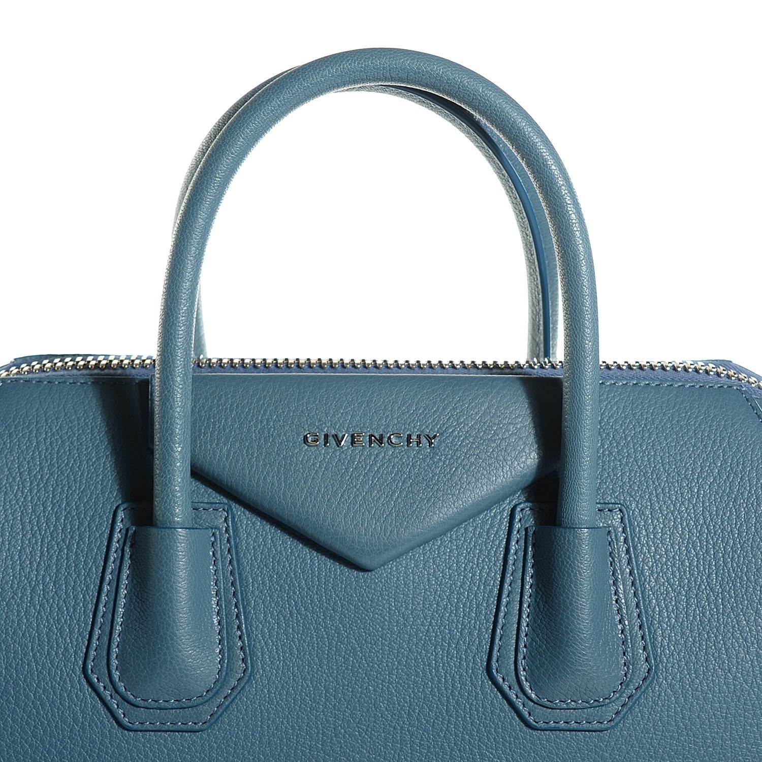 Givenchy Sugar Goatskin Medium Antigona Mineral Blue 14 of 16