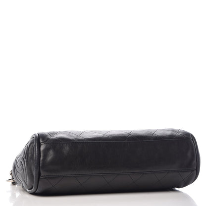 Chanel Lambskin Stitched Medium Ultimate Soft Tote Black 4 of 8