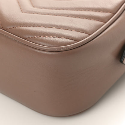 Gucci Calfskin Matelasse Small GG Marmont Chain Shoulder Bag Porcelain Rose 6 of 10