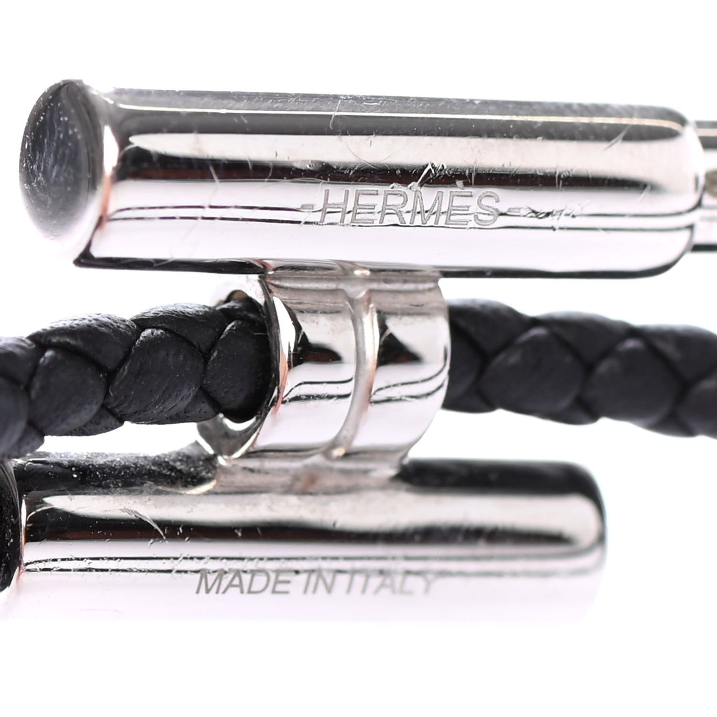 Swift Double Wrap Cord Tournis Tresse Bracelet Black