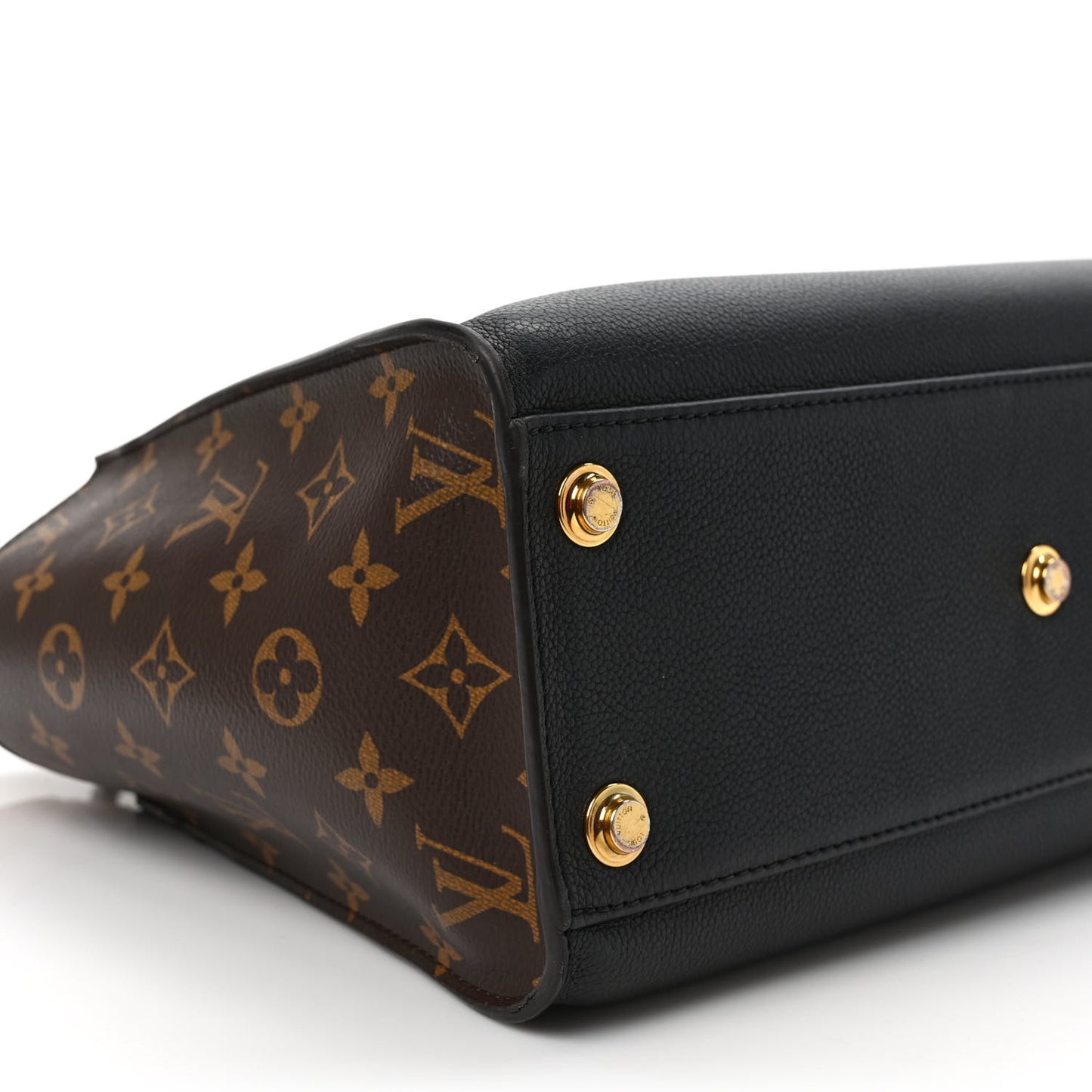 Calfskin Monogram On My Side Black