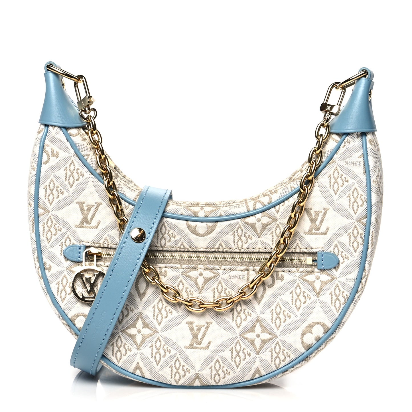 Jacquard Since 1854 Loop White Blue