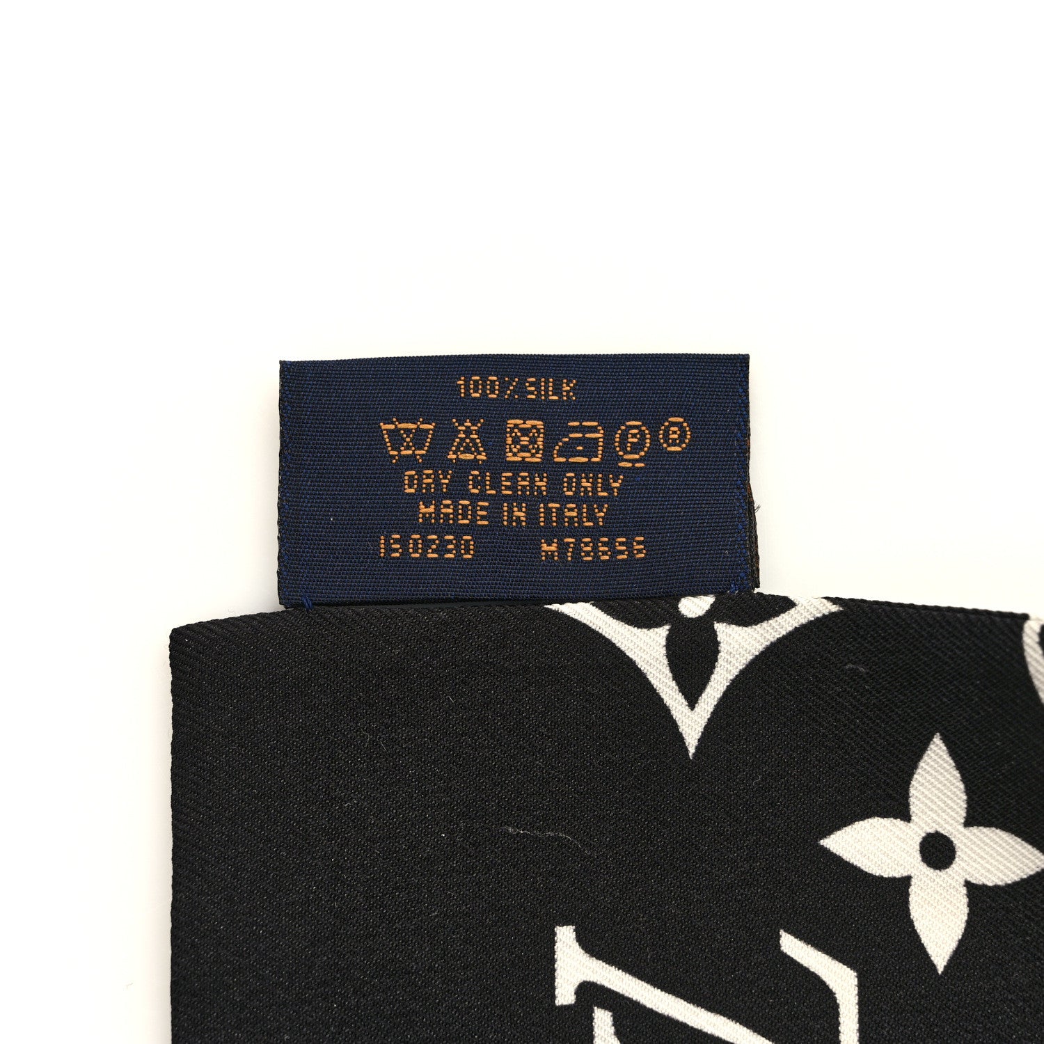 Louis Vuitton Silk Monogram Confidential Bandeau Black 4 of 5