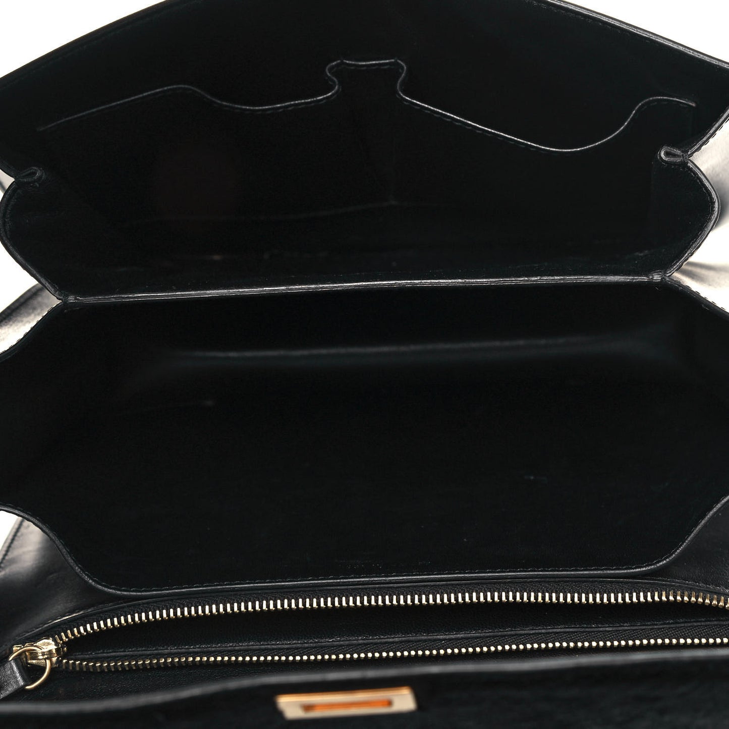 Box Calfskin Pony Hair Medium Box Flap Black