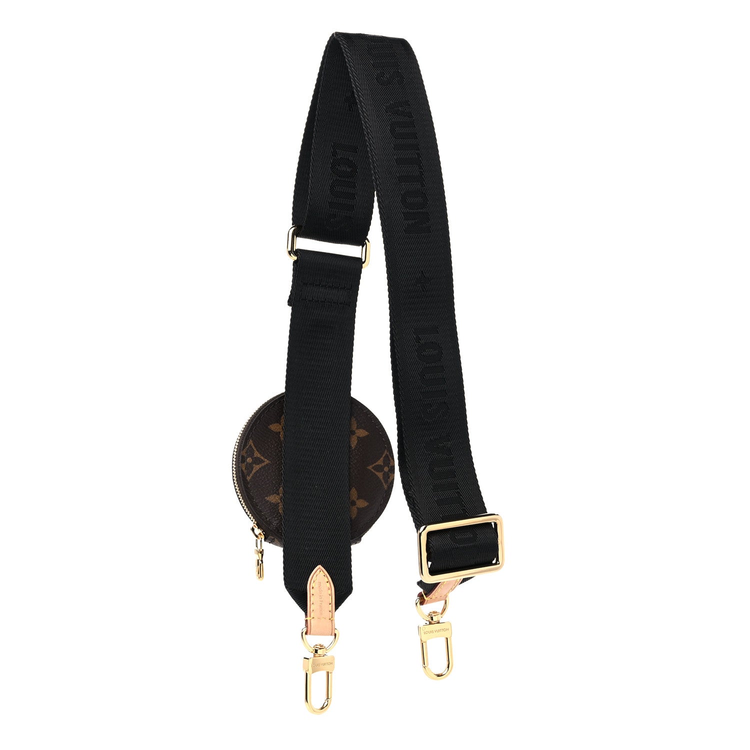 Louis Vuitton Monogram Multi Pochette Accessories Bandouliere Shoulder Strap Black 2 of 8