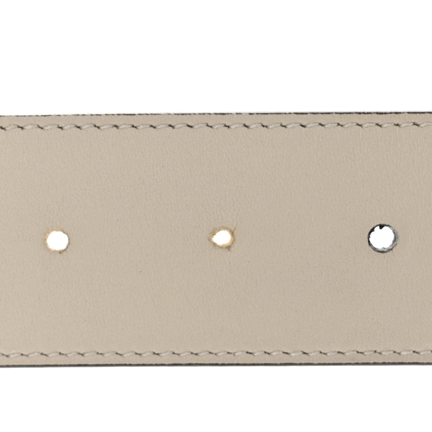 Calfskin Double G 40mm Belt 80 32 Mystic White