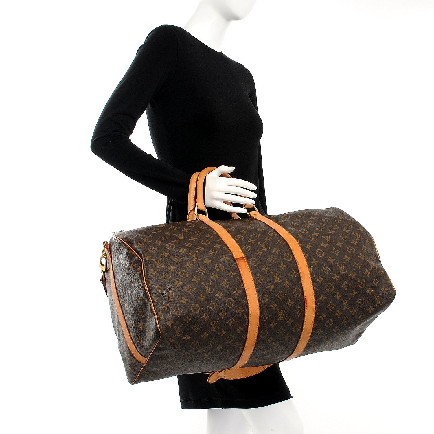 Louis Vuitton Monogram Keepall Bandouliere 55 3 of 13