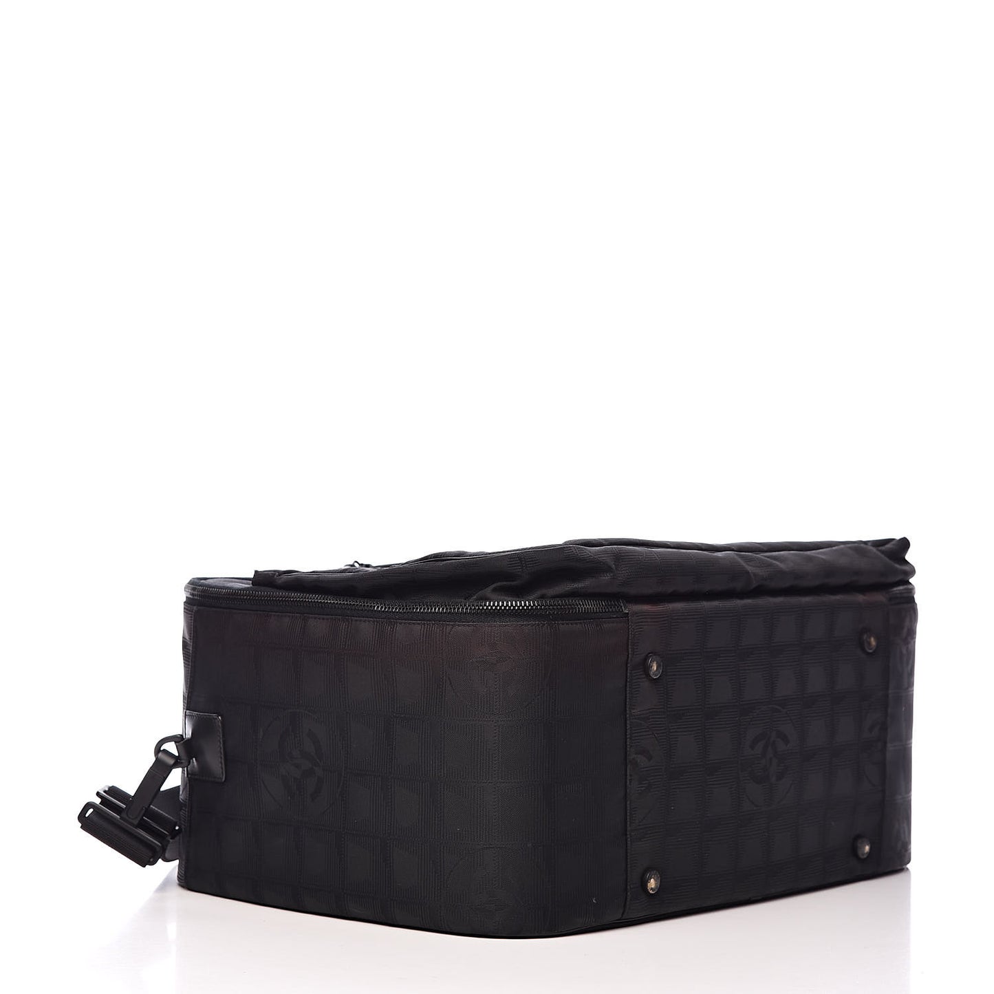 Nylon Travel Small Suitcase Black