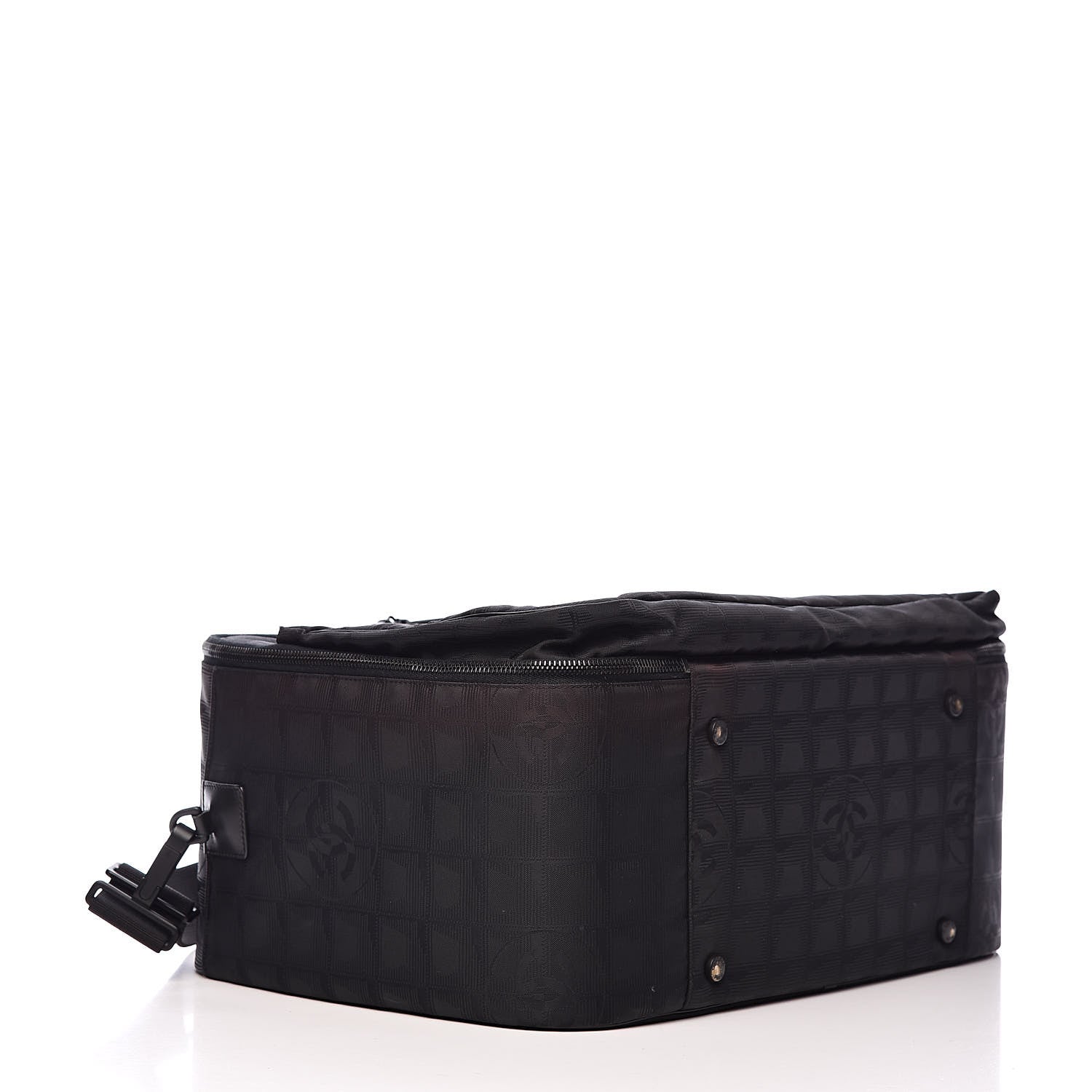 Chanel Nylon Travel Small Suitcase Black 4 of 15