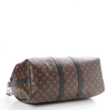 Louis Vuitton Monogram Macassar Keepall Bandouliere 45 4 of 7