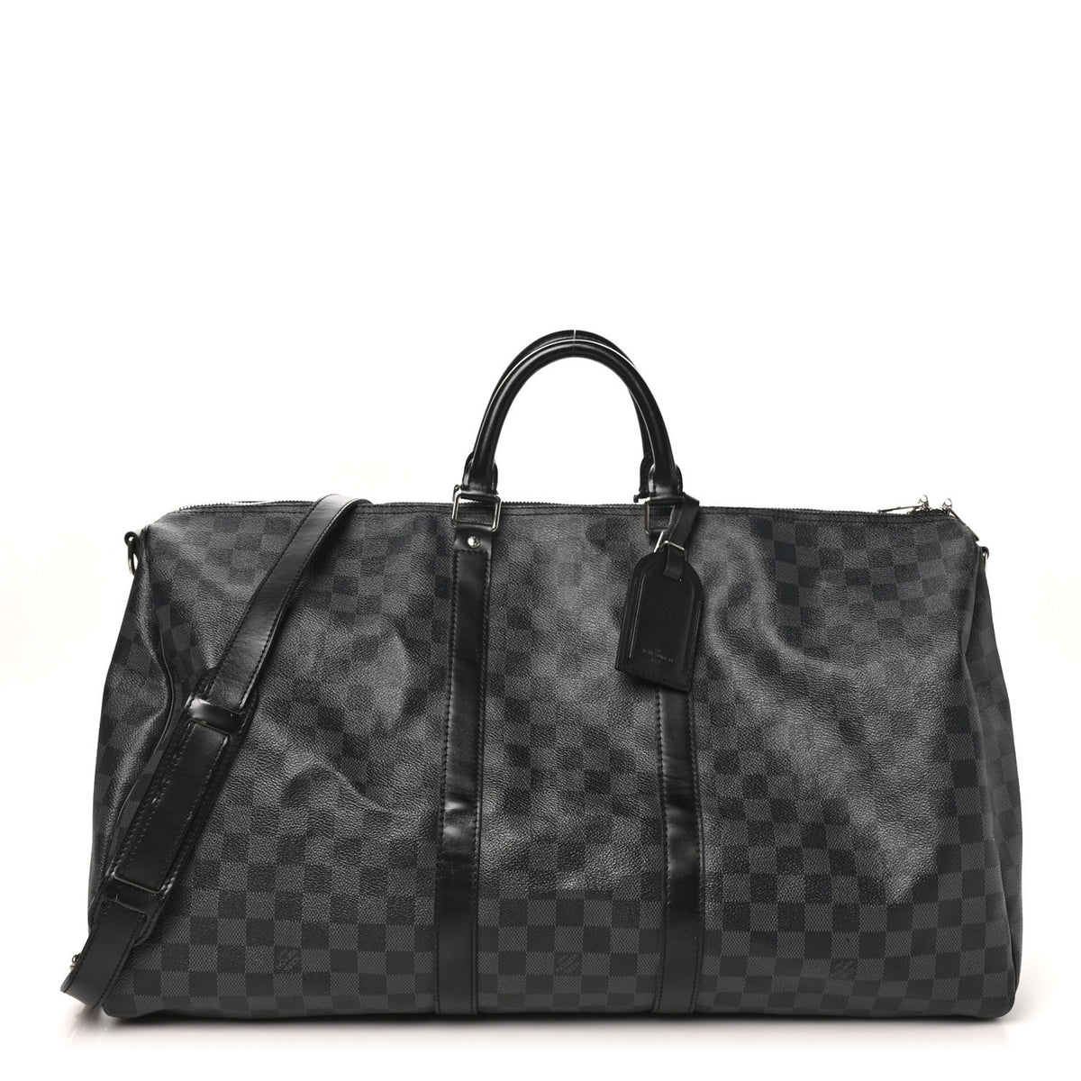 Damier Graphite Keepall Bandouliere 55