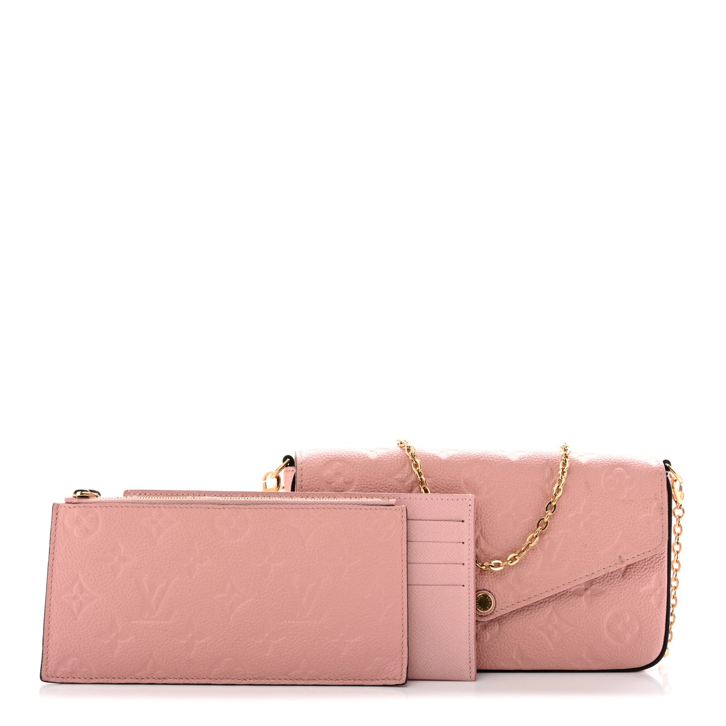 Empreinte Pochette Felicie Chain Wallet Rose Poudre