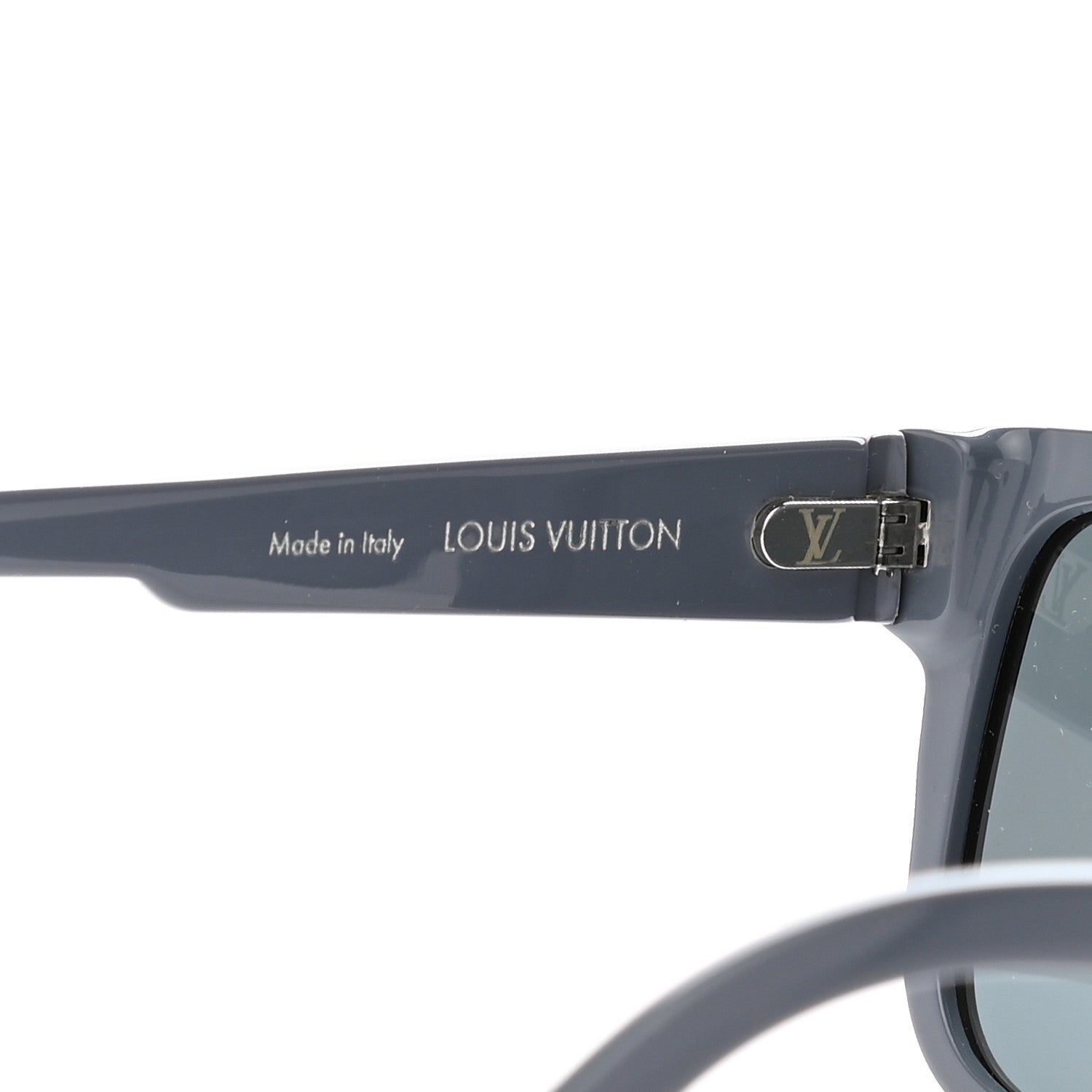 Louis Vuitton Acetate Outerspace Square Sunglasses Z1093W Black Grey 6 of 7