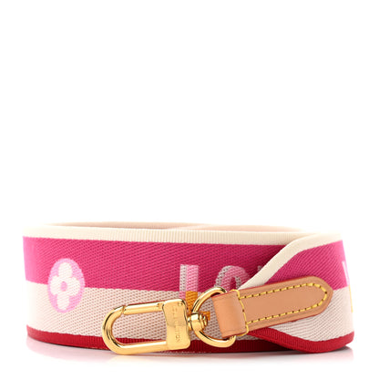 Louis Vuitton Jacquard Speedy Bandouliere 20 Shoulder Strap Fuchsia 1 of 3