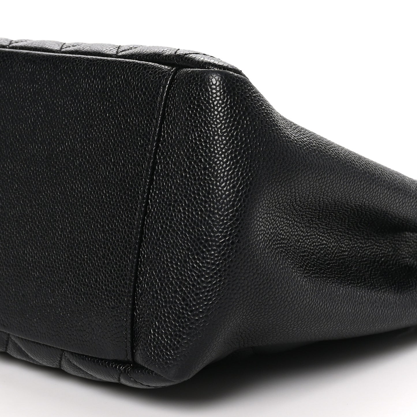 Caviar Quilted Grand Shopping Tote GST Black