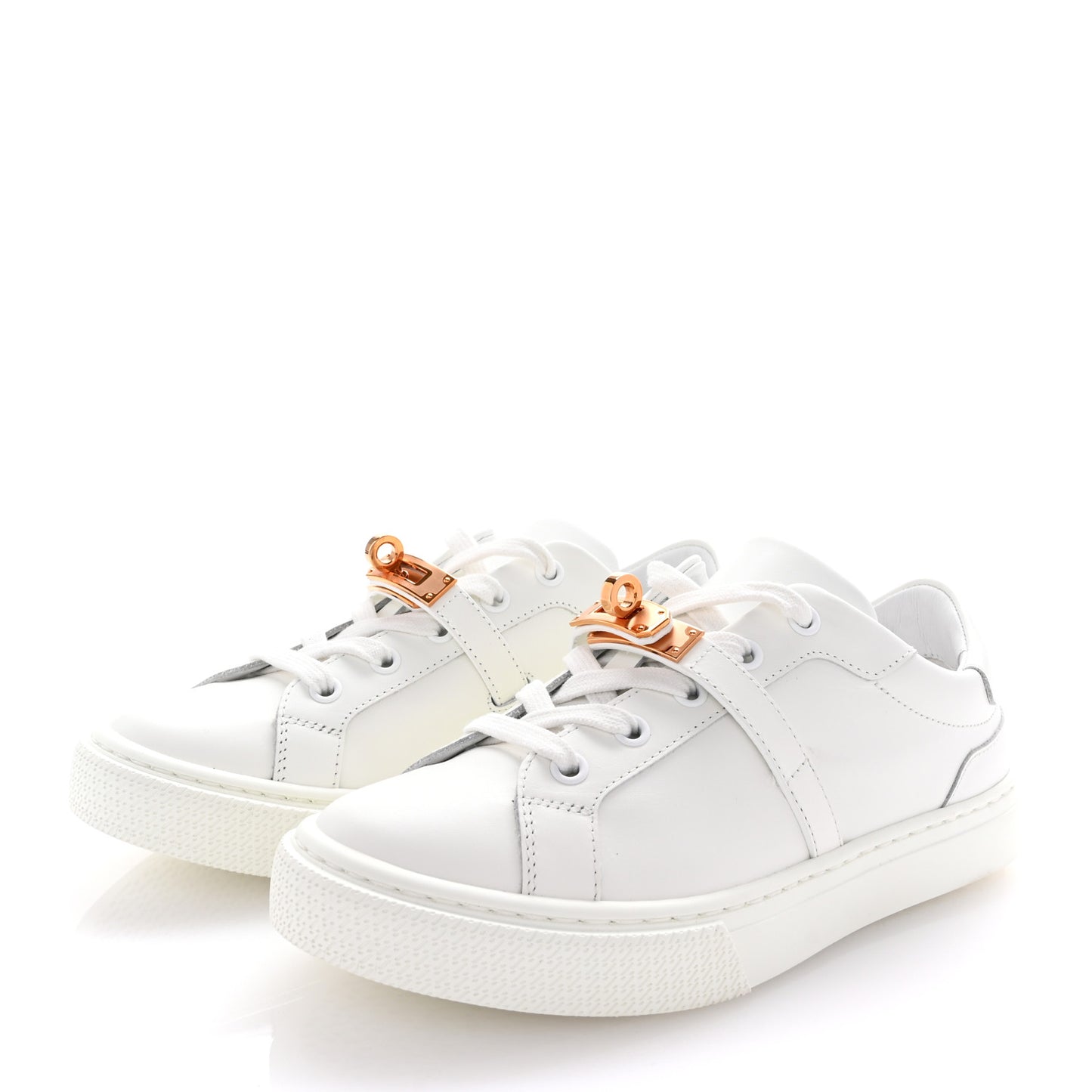 Calfskin Day Sneakers 35.5 White
