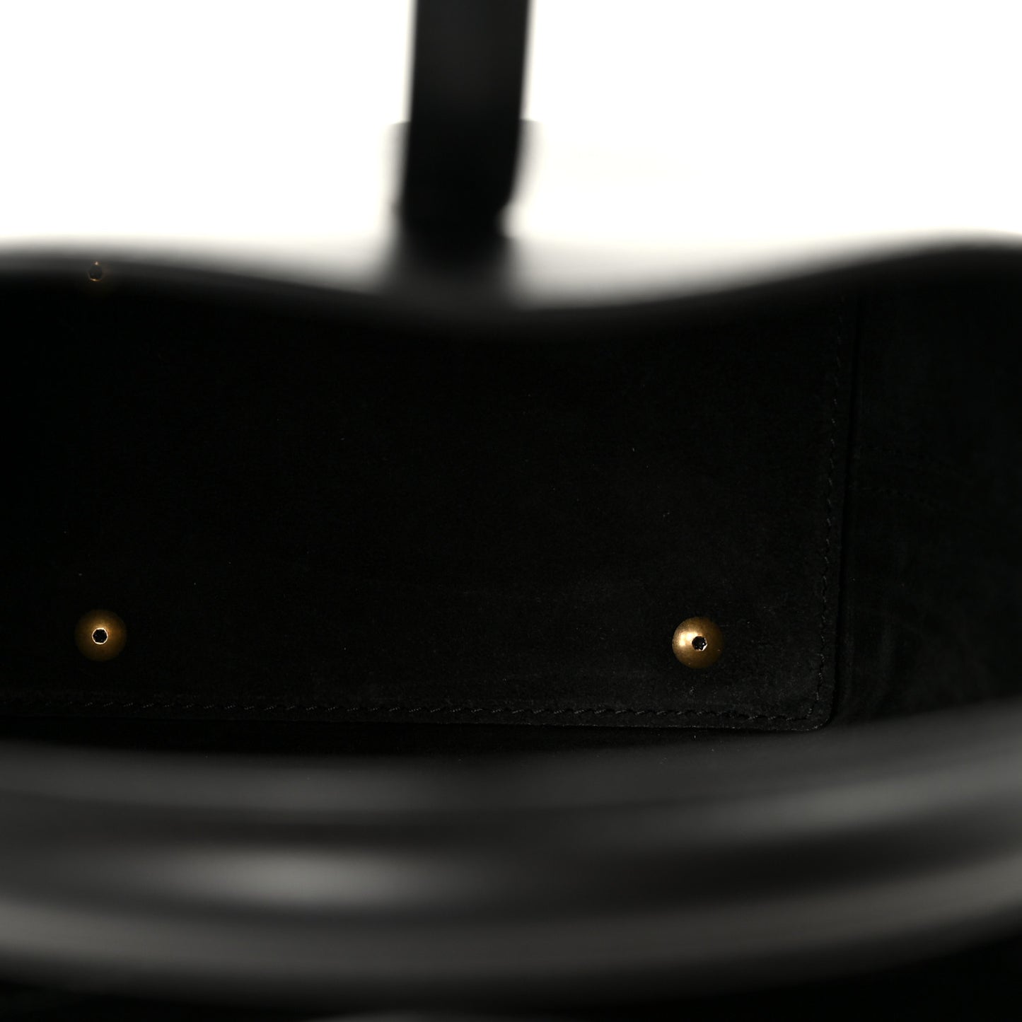 Shiny Calfskin Le 37 Mini Bucket Bag Black