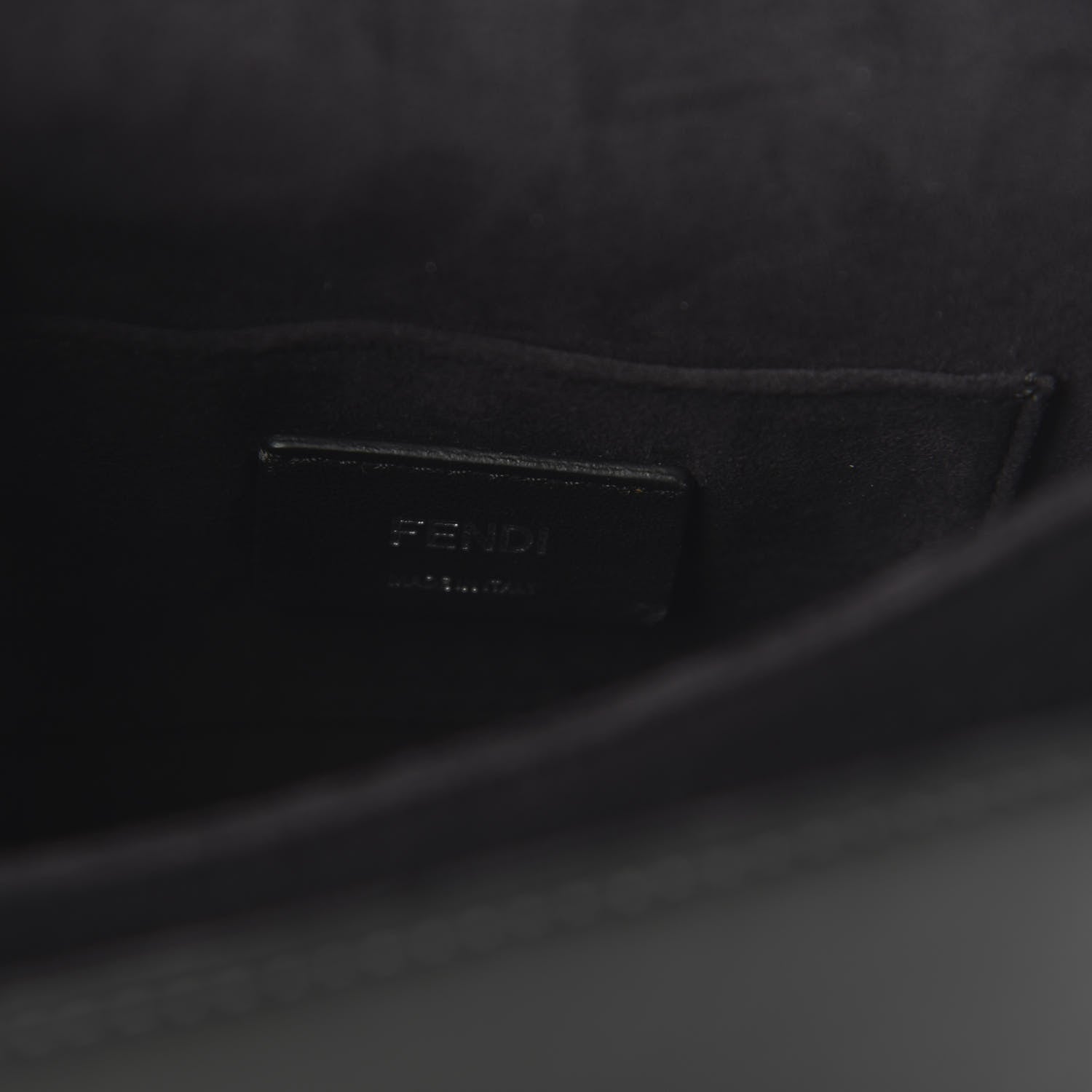 Fendi Vitello Liberty Studded Small Kan I Shoulder Bag Black Multicolor 8 of 10