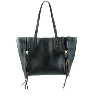 Chloe Smooth Calfskin Medium Milo Shopping Tote Black 1 of 8