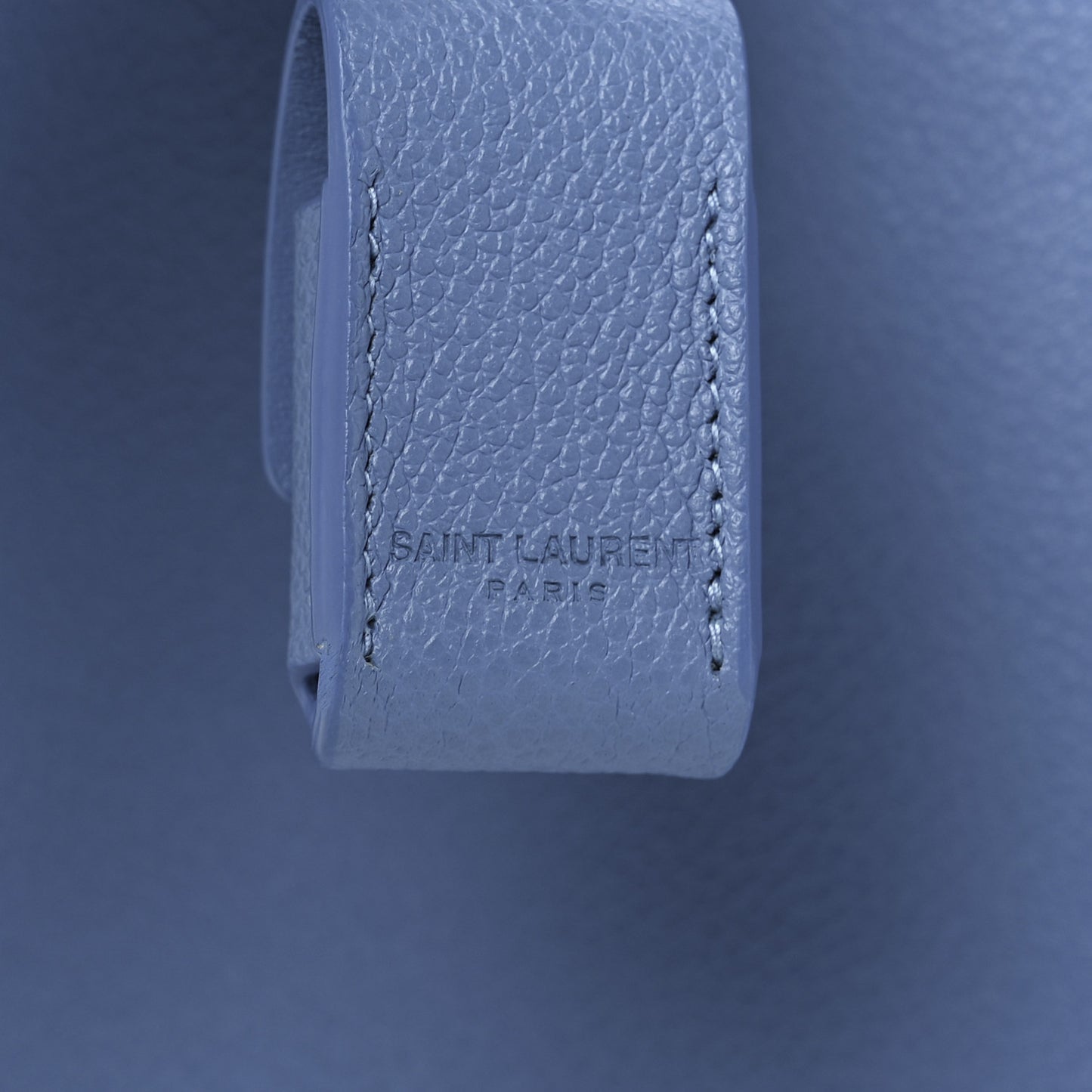 Grained Calfskin Small Sac De Jour Light Blue