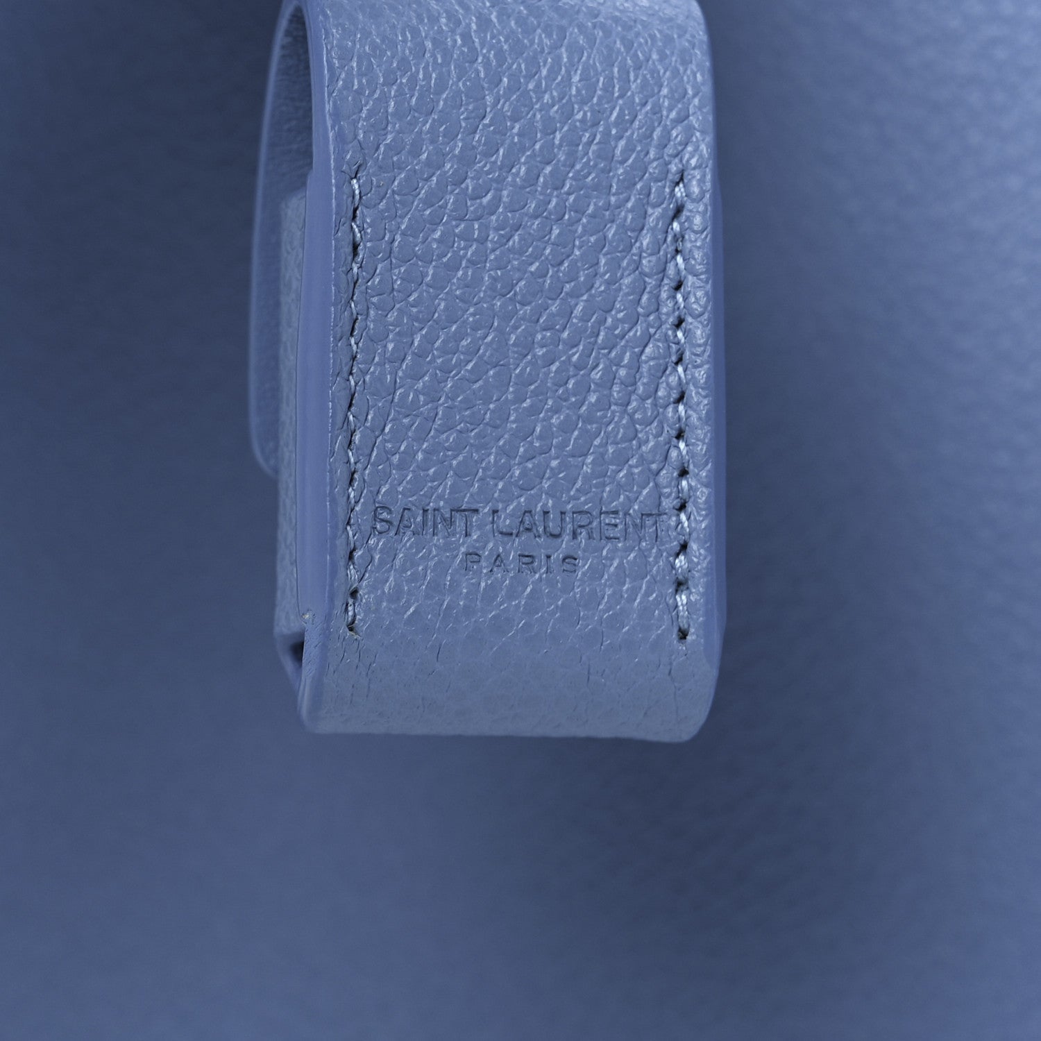 Saint Laurent Grained Calfskin Small Sac De Jour Light Blue 8 of 12