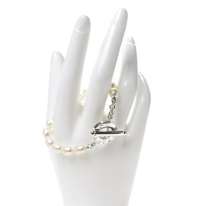 Tiffany Sterling Silver Pearl Toggle Bracelet 2 of 5