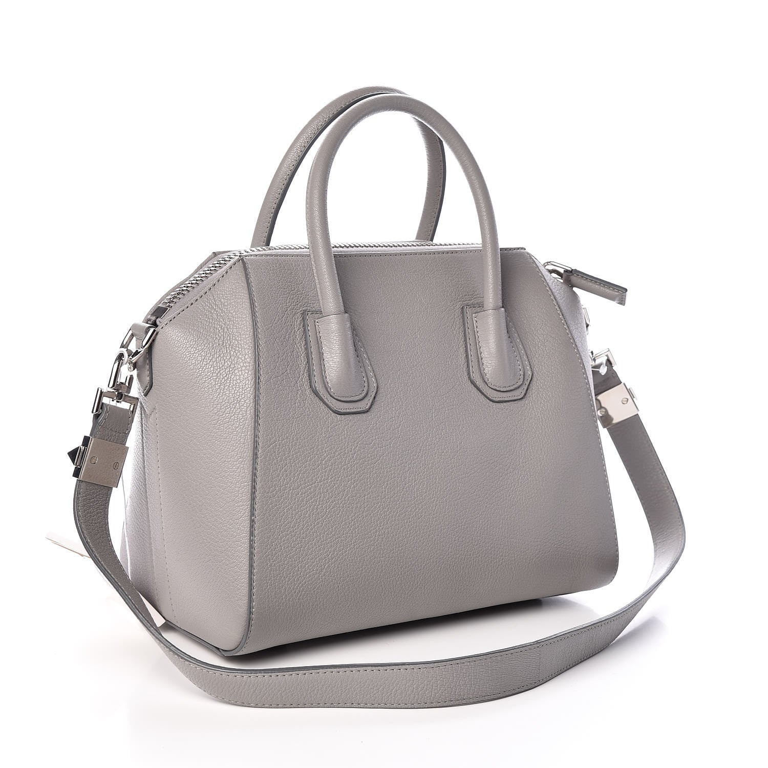 Givenchy Sugar Goatskin Small Antigona Pearl Grey 3 of 9