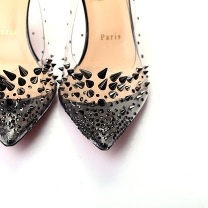 Christian Louboutin PVC Grotika Spikes 70 Pumps 39 Black Multi 9 of 9