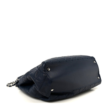 Chanel Lambskin Quilted Chanel 7 Large Tote Navy 3 of 10