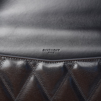 Givenchy Goatskin Quilted GV3 Strap Wallet Black 5 of 8
