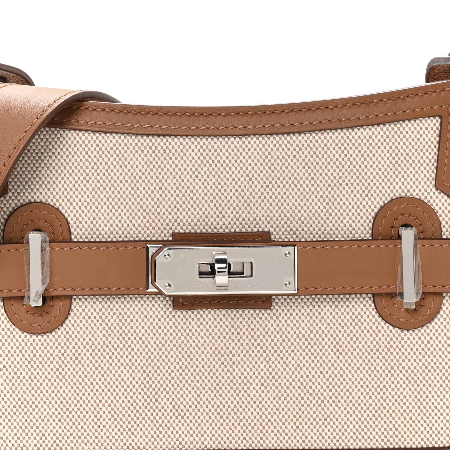 Hermes Toile Swift Mini Jypsiere Ecru Beige Gold 14 of 21