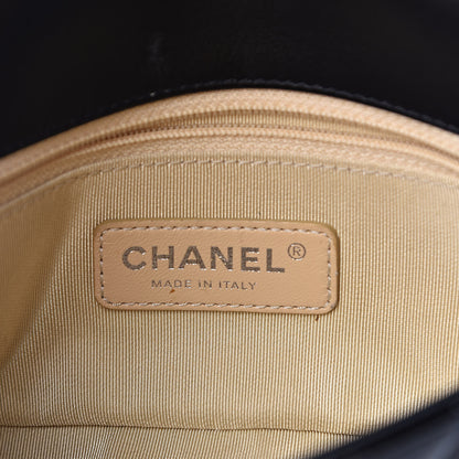 Chanel Patent Quilted Small Coco Boy Flap Black 6 of 12