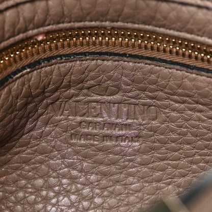 Valentino Garavani Pebbled Calfskin Mini Rockstud Flip-Lock Messenger Bag Poudre 6 of 8