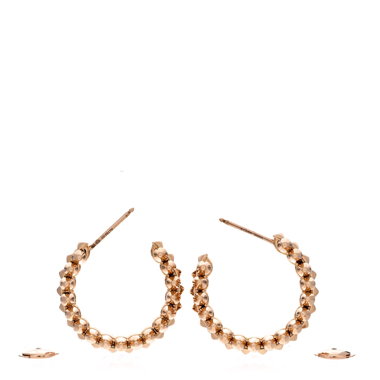 Cartier 18K Pink Gold Small Clash de Cartier Earrings 3 of 6