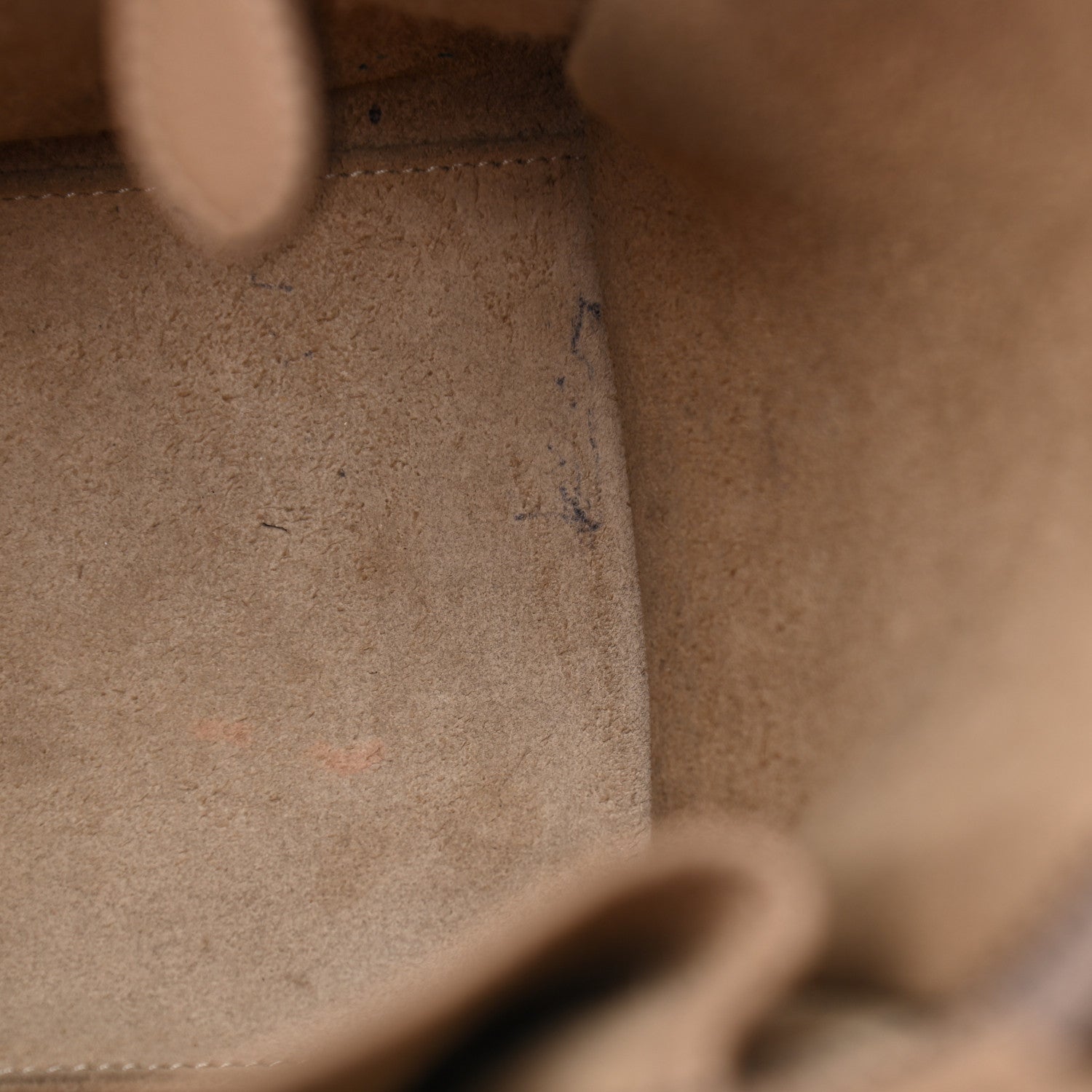 Celine Drummed Calfskin Micro Luggage Dune 12 of 23