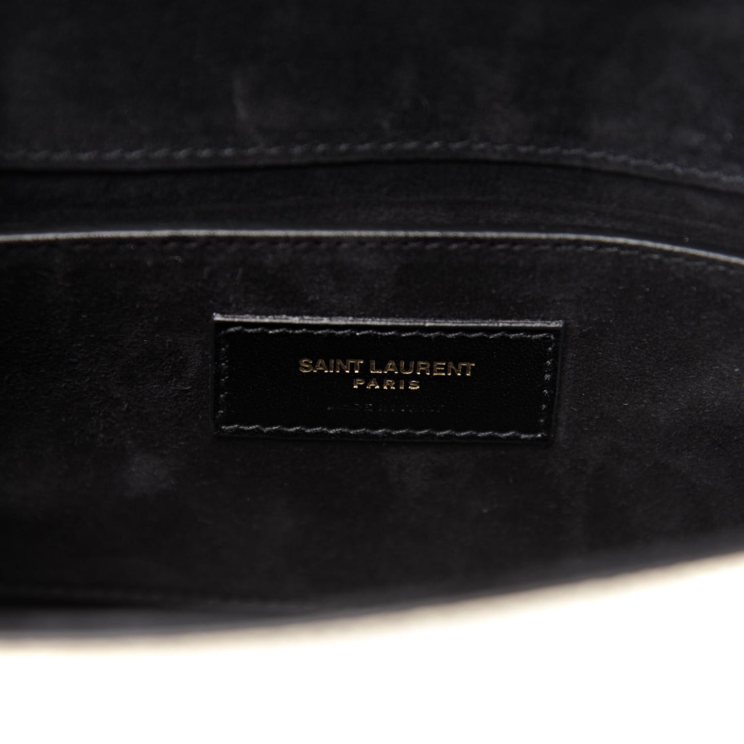 Metallic Calfskin Small Classic Monogram Kate Satchel Gold